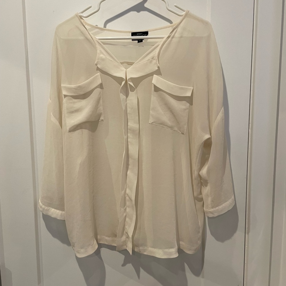 Topshop Maternity Sheer Blouse